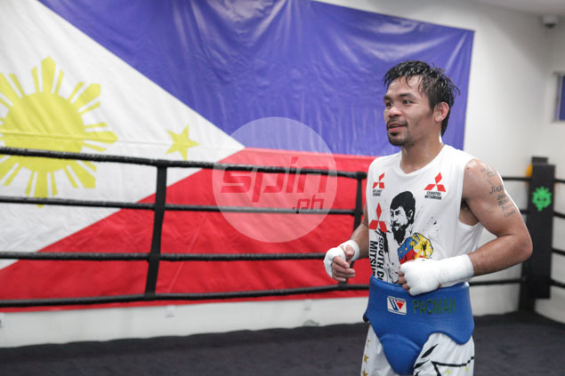 Manny Pacquiao, Jessie Vargas hit Las Vegas as stage set for WBO welterweight title fight