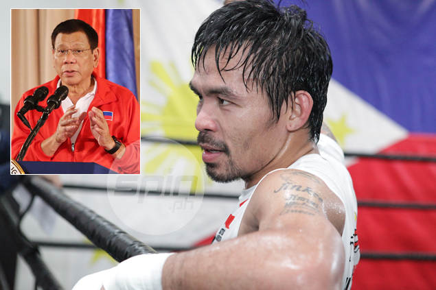 Duterte predicts knockout win for Manny Pacquiao: 'His power is God-given'
