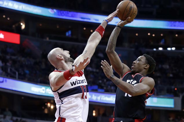 DeMar DeRozan continues torrid scoring stretch, drops 40 as Raptors keep Wizards winless