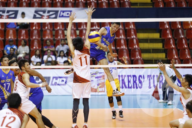 Air Force draws first blood in Spikers Turf finals against titleholder Cignal