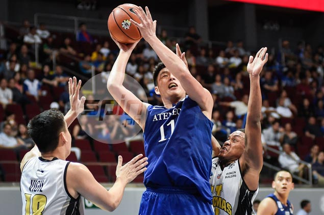 Ateneo Blue Eagles clobber also-ran UST Tigers to boost bid for twice ...