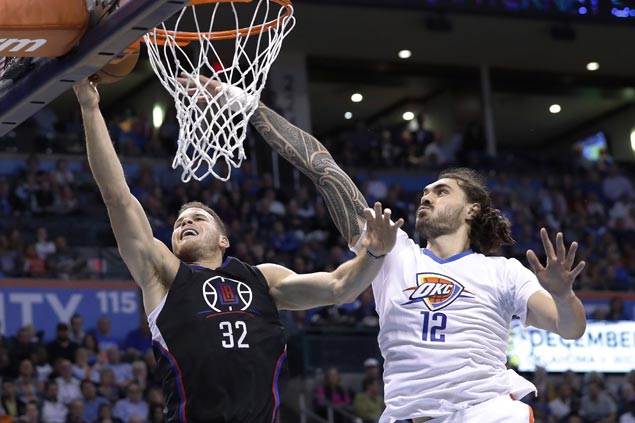 NBA-best LA Clippers survives OKC Thunder's late rally for fifth straight win