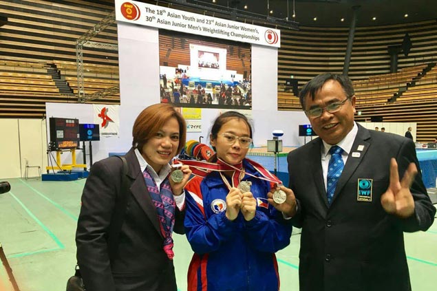 Teenager Dessa Delos Santos bags silver medals from Asian youth weightlifting