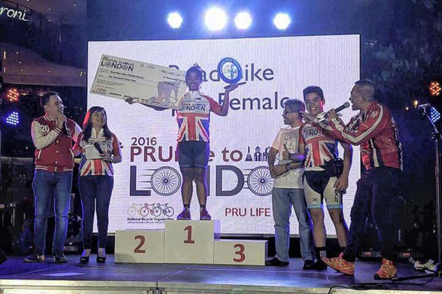 Marella Salamat, Irish Mae Wong rule respective categories in PRURide to London criterium race