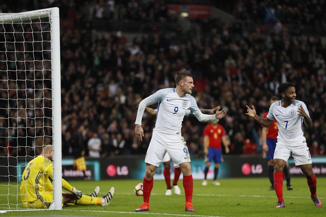 England does mannequin challenge to celebrate goal but Spain equalizes and has last laugh with locker room video