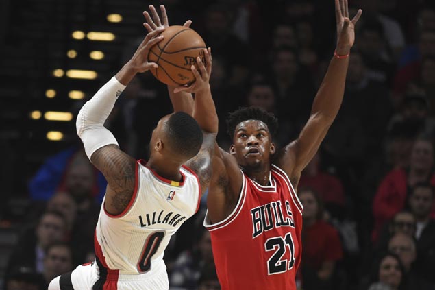 Bulls shackle Lillard as Chicago routs Portland to stretch win streak ...