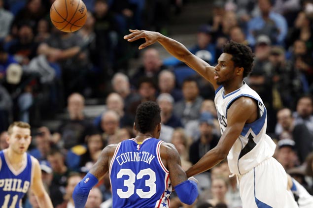 Wiggins leads Minnesota's balanced attack as Timberwolves keep Sixers winless on the road