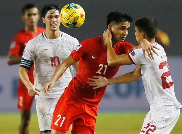 Azkals fail to fire against 10-man Singapore, settle for Suzuki Cup draw