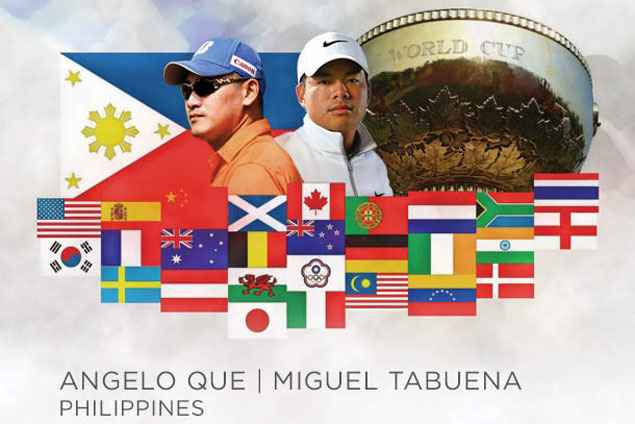 Miguel Tabuena, Angelo Que team up in World Cup of Golf in Melbourne