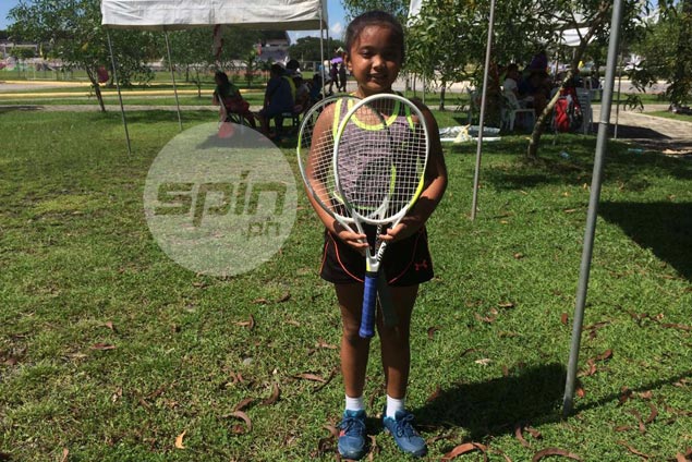 Tenniel Madis, 9, unafraid to punch above her weight in pursuit of tennis dream