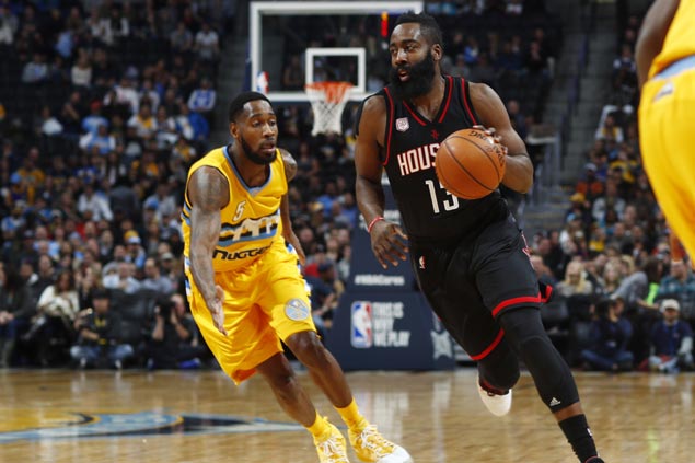 Weary Rockets prove strong enough to deal blowout loss to Nuggets