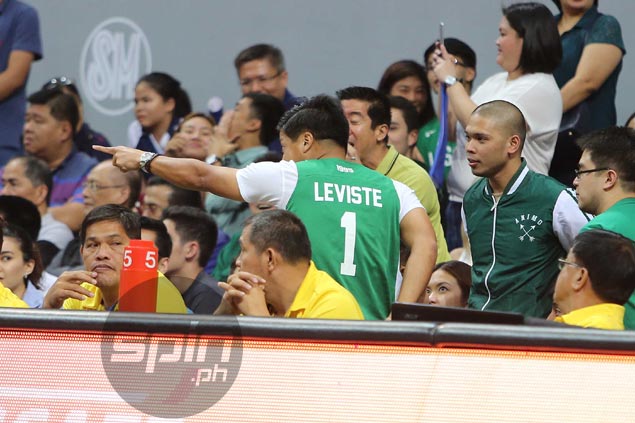 Commotion behind Ateneo bench involving Mark Leviste mars UAAP finals opener