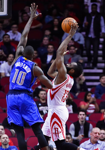 James Harden has double-double as Rockets send Mavs crashing back to earth