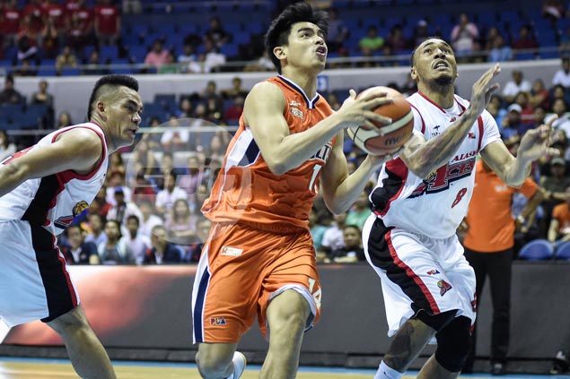 Meralco rookie Jonathan Grey proves he's up to the task when called upon