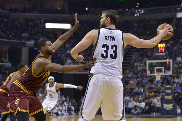 Marc Gasol returns as Grizzlies earn split of back-to-back as Cavs rest Big Three