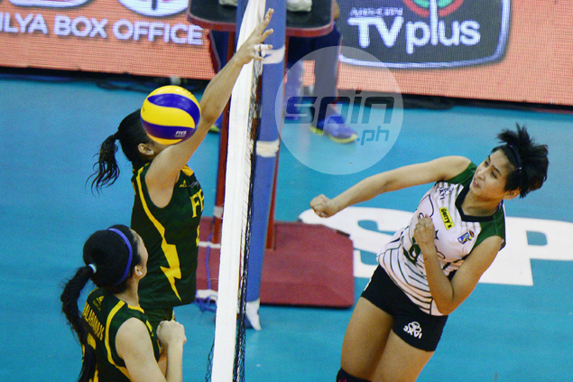 Benilde's Jeanette Panaga on track to deny Grethcel Soltones an NCAA MVP treble