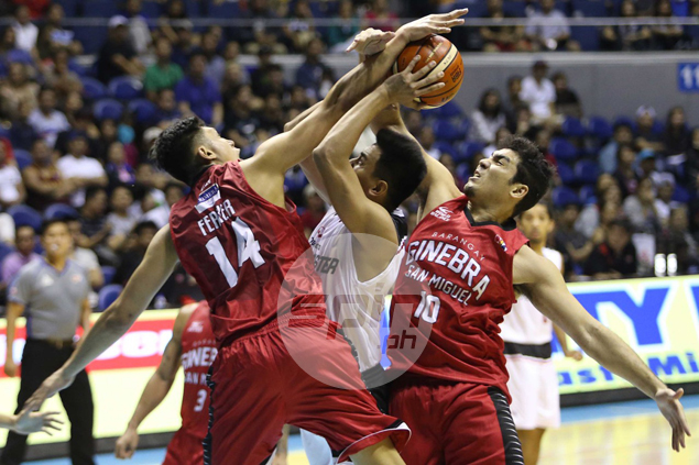 Ginebra turns to defense, Aguilar's dominance inside to keep Mahindra ...