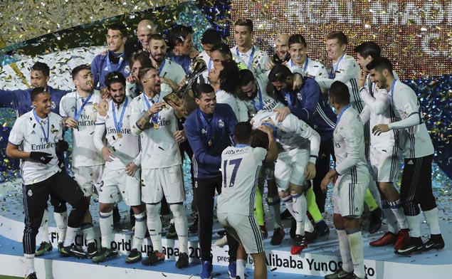 Cristiano Ronaldo scores hat trick as Madrid beats Japan’s Kashima Antlers in Club World Cup final
