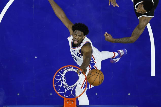 Joel Embiid caps career game with clutch free throws to lift Sixers past Nets