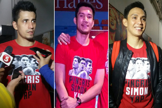 Despite break-up, 'Big Three' Yap, Simon, Pingris still throw party for loyal fans