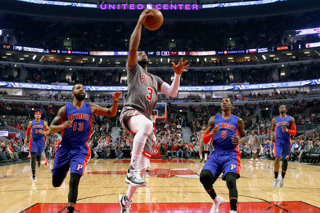 Bulls vent ire on Pistons with 31-point rampage to break out of three-game funk