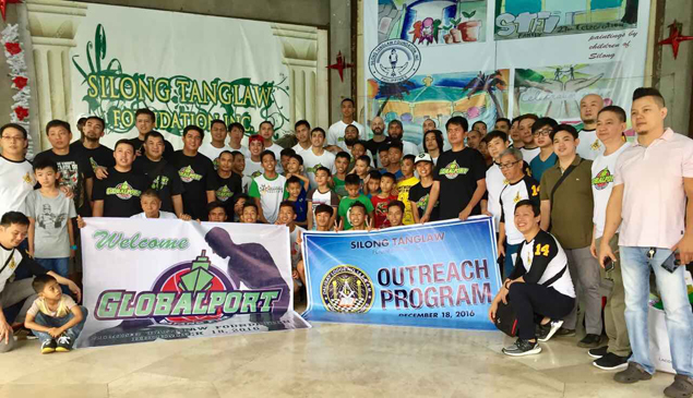Terrence Romeo and Co. play Santa to kids of Silong Tanglaw Foundation