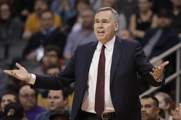 Mike D'Antoni glad to see players show heart as Rockets bounce back by again relying on triples