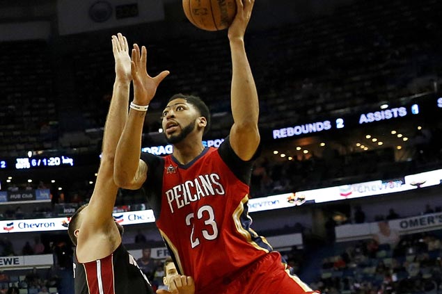Anthony Davis 20-20 game powers Pelicans comeback from 14 points down to stun Heat