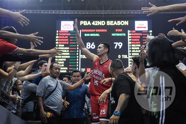 Ginebra hero Japeth Aguilar surprised to see offense flow while focused on defense