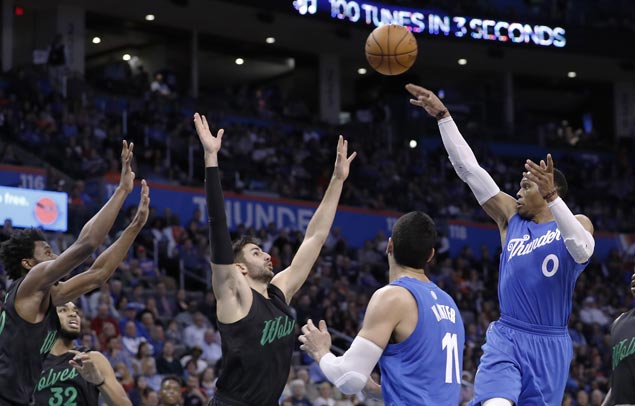 Thunder take charge in third and cruise to victory over Timberwolves