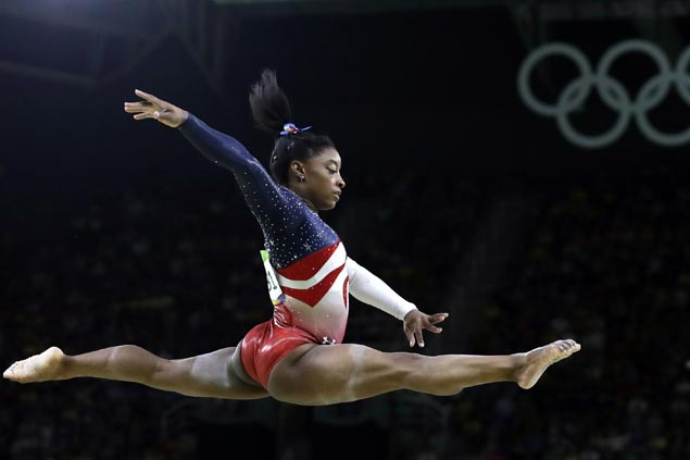 Simone Biles picked AP Female Athlete of the Year over fellow teen Olympian Katie Ledecky