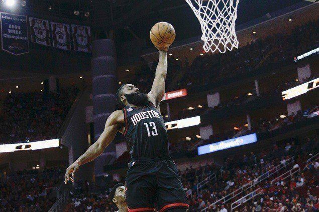 James Harden scores 53 in monster triple-double as Rockets down Knicks