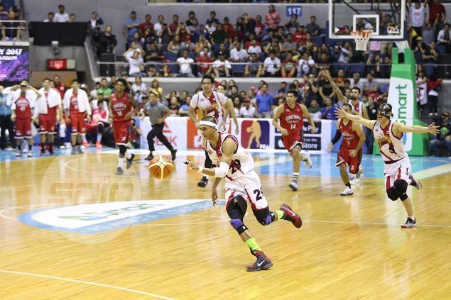 SMB makes it six wins in a row as Arwind Santos douses late Ginebra comeback