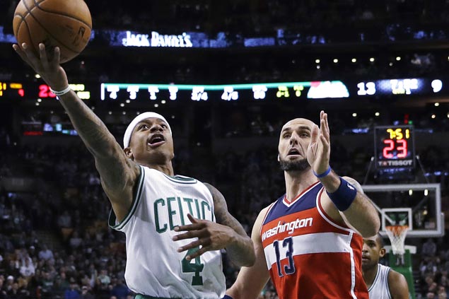 Isaiah Thomas leads fourth quarter surge as Celtics get back on track with win over Wizards