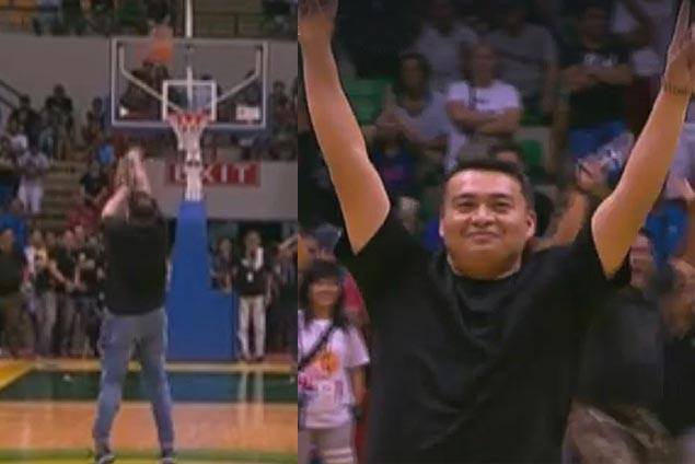 To people who know him, Binan vice mayor's halfcourt shot wasn't much of a surprise