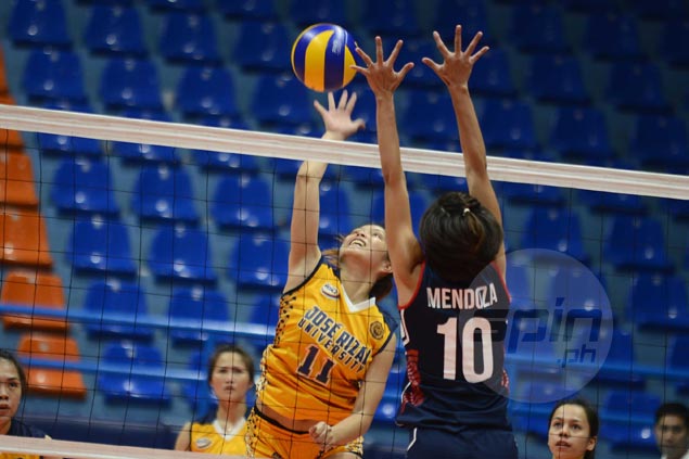 Shola Alvarez shows way as JRU Lady Bombers beat Letran Lady Knights in four sets