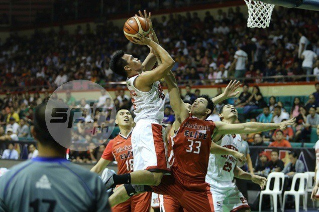 Ginebra holds off Blackwater as Scottie Thompson takes over after Aguilar injury