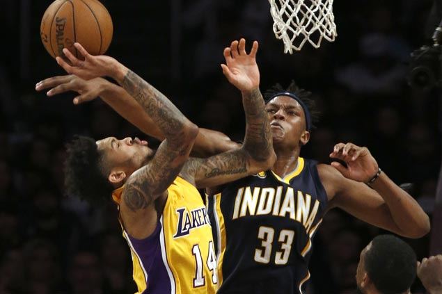 Lakers ride third quarter surge to romp over Pacers and snap five-game losing streak