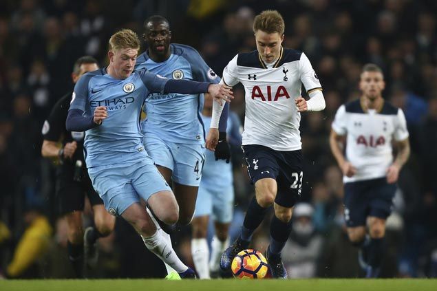 Spurs salvage draw at City after uncharacteristic blunders by Hugo Lloris