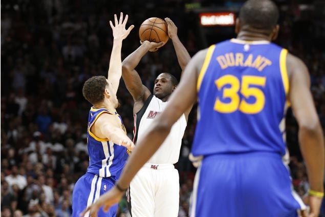 Dion Waiters drills game-winning trey as Heat fends off furious late-game rally to stun Warriors