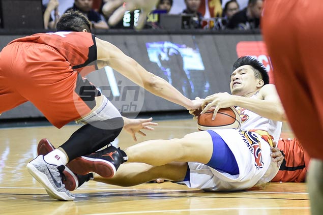 Not one word from James Yap on late-game benching as solid game goes for naught
