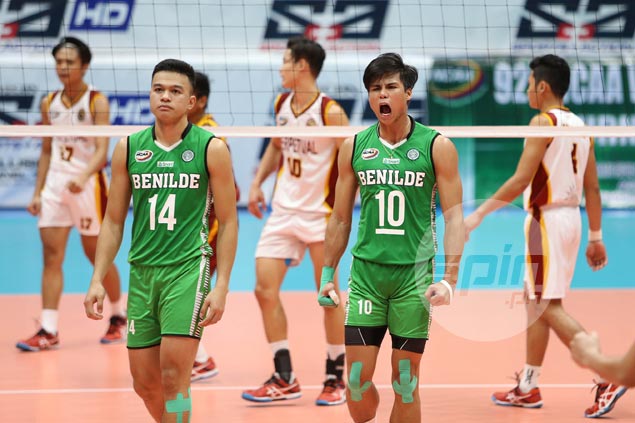 Johnvic de Guzman going for the kill in bid to put fittind end to Benilde career