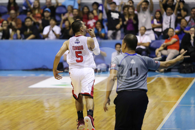 LA Tenorio caps career night with 'nganga' gesture, but quick to say sorry: 'Nadala lang'