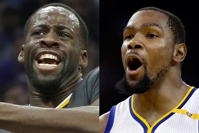 Draymond Green plays down heated moment with Kevin Durant during Warriors' loss to Kings