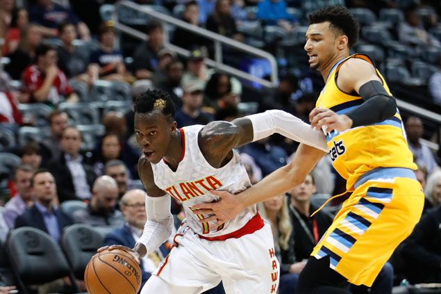 Atlanta Hawks waste huge early lead but hold on to beat Denver Nuggets