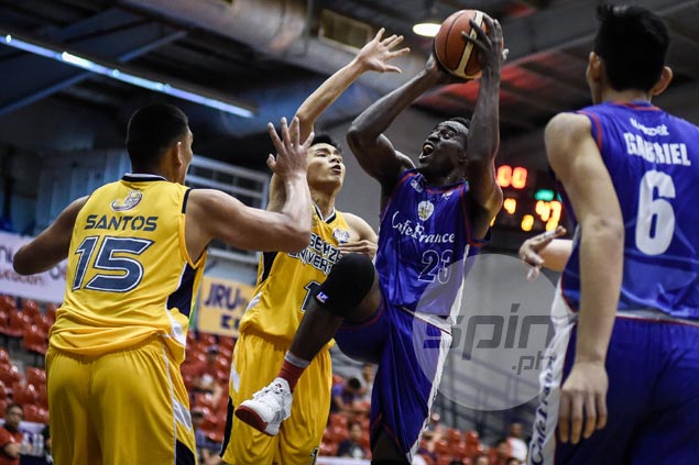 Cafe France stifles JRU gunners to gain share of second place in Aspirants Cup
