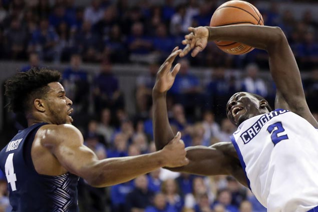 Marcus Foster scores career-high 35 to power Creighton past Georgetown as Kobe Paras again a DNP