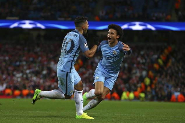 Manchester City makes sensational finish to beat Monaco in wild Champions League game