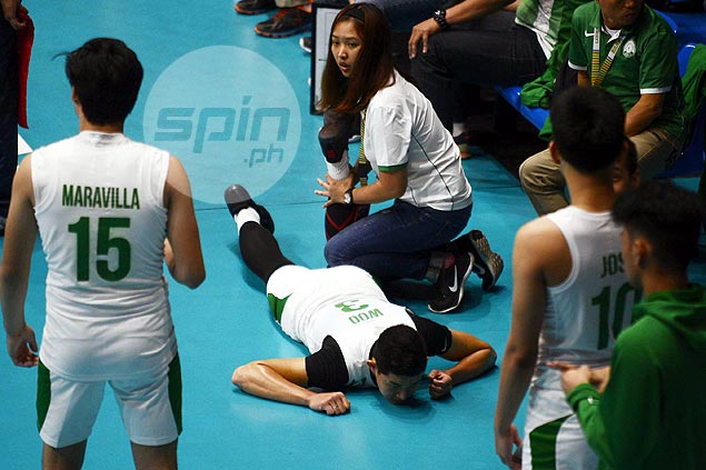 La Salle top hitter Raymark Woo fears suffering second ACL tear on same knee
