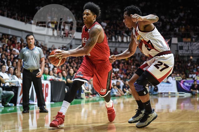 Tim Cone, Mark Caguioa in awe with sacrifice Ginebra hero Joe Devance goes through before games